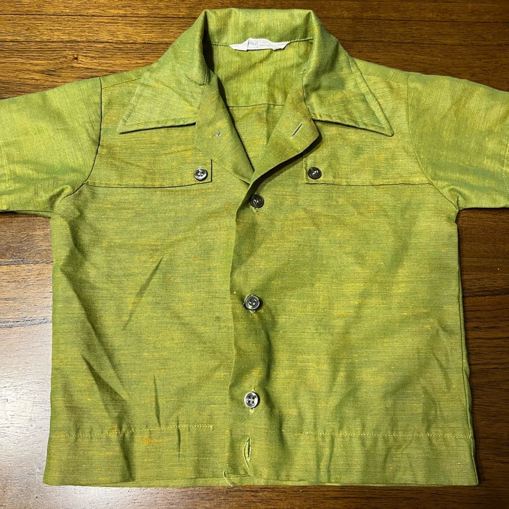 Vintage 60s-70s 2T-3T boys shirt